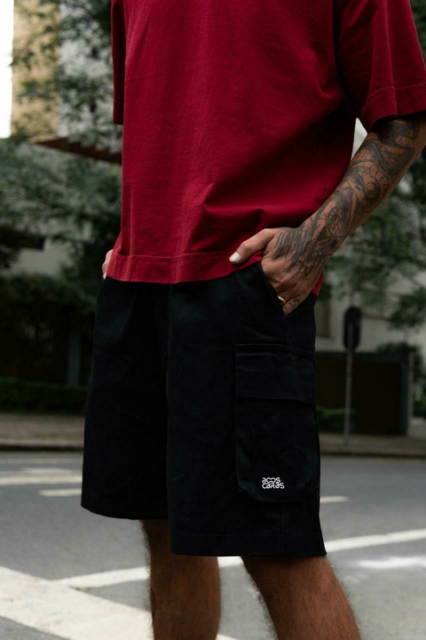 BERMUDA CARGO AØSCARAS - PRETA - comprar online