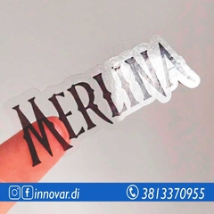 Stickers vinilo transparente impreso