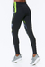 Legging Cós Alto Dener Geométrico e Preto - comprar online