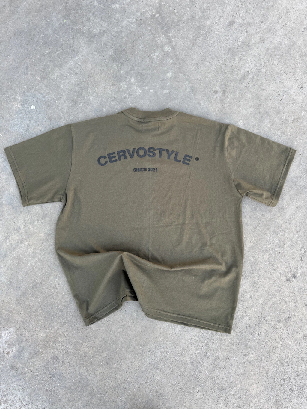 REMERA LABEL - GREEN