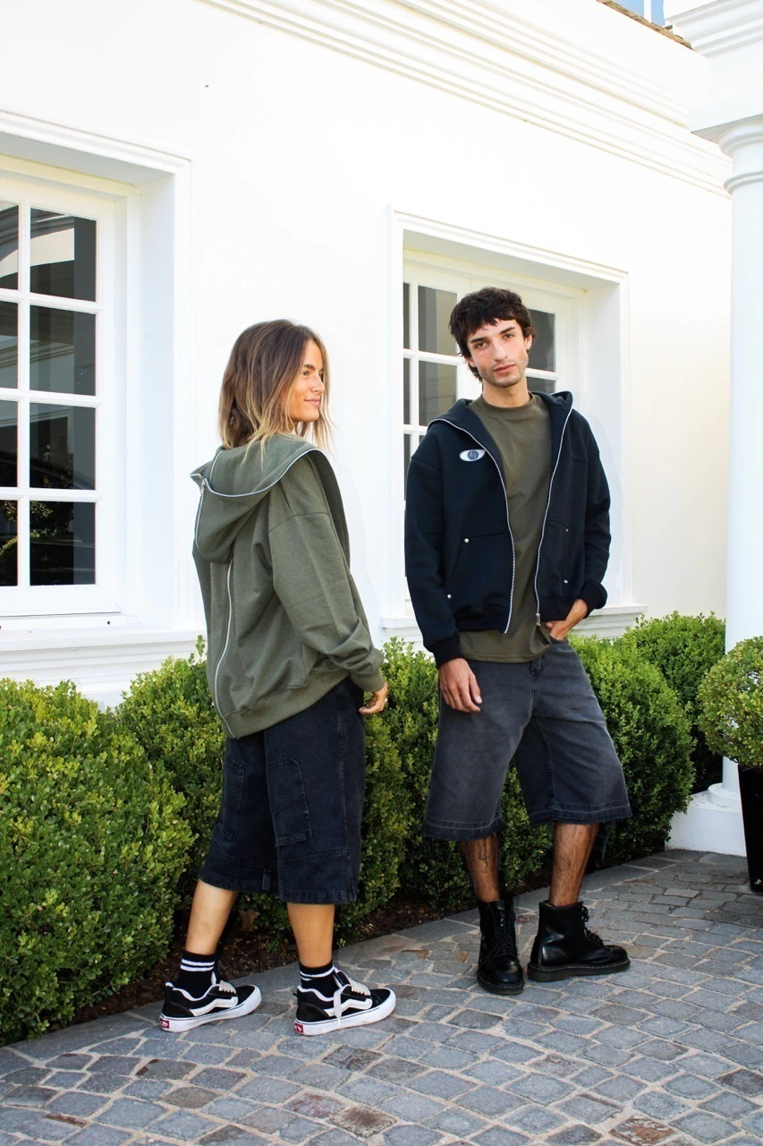 BUZO ZIP - GREEN