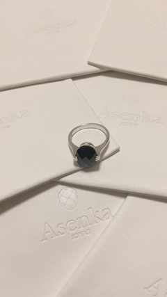 ANILLO PLATA 925, CRISTAL FACETADO en internet
