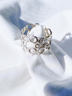 ANILLO PLATA, CÍRCULOS - comprar online