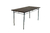 MESA 1,40 X 0,75 TAPA DE MELAMINA Y BASE ITALIANA 1 1/2″ (1002) - comprar online