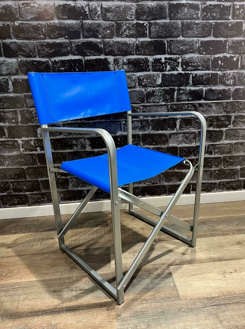 SILLON "DIRECTOR" PLEGABLE DE CAÑO OVAL