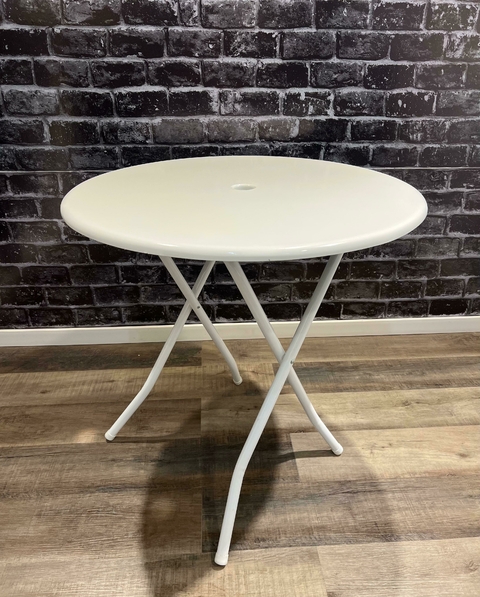 MESA PLEGABLE 80 CM TAPA DE FIBRA DE VIDRIO (1165)