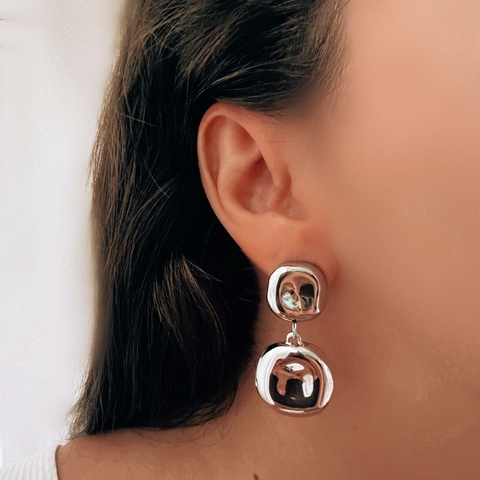 Brinco Prata de Bolas Lucia