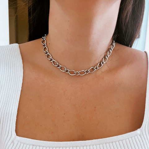 Choker Prata Catarina