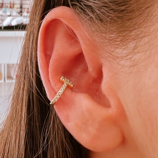 Fake Piercing Dourado T