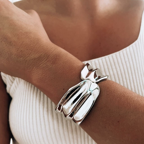 Bracelete Prata Bruna