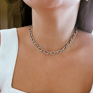 Choker Prata Catarina