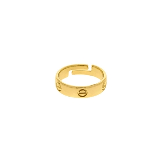Anel Dourado Luxo Ajustável
