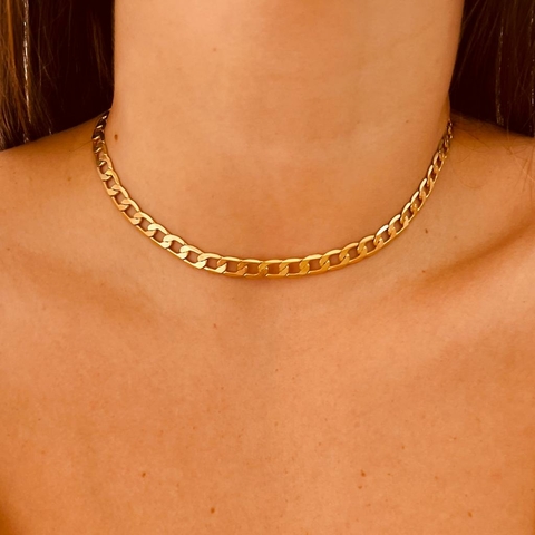 Choker Dourada Serena