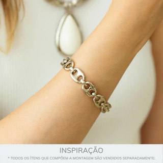 Bracelete Prata Guci