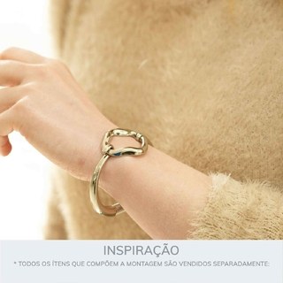 Bracelete Orgânico Prata