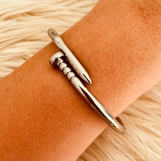 Bracelete Prego Sasha Prata