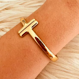 Bracelete T duplo Tiffany