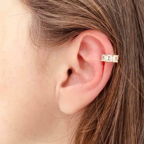 Fake Piercing Dourado Alice - comprar online