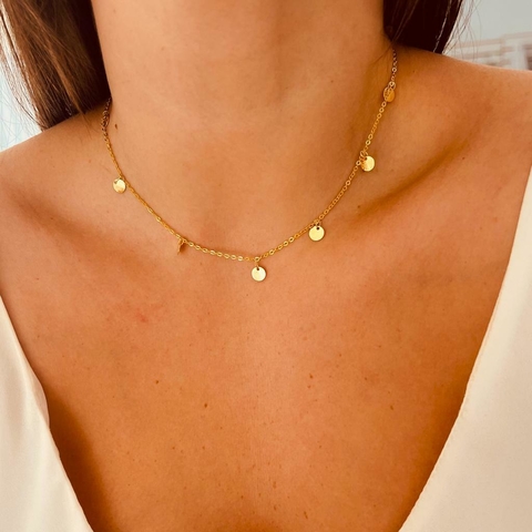 Colar Moedas Marcinha