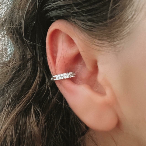 Fake Piercing Prata Angélica