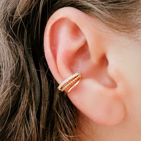 Fake Piercing Dourado July