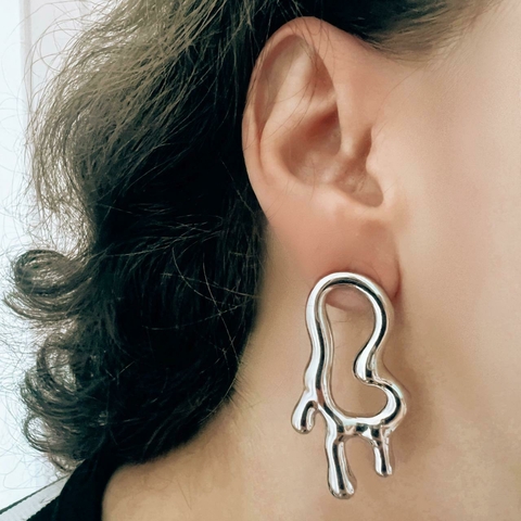 Brinco Prata Ana Claudia