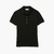 Chomba lisa spandex negra - LACOSTE