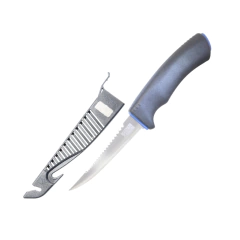 Faca 4'' MS Fillet Knife FK05G Serrated Spine