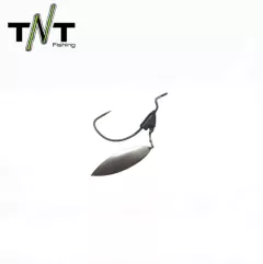 Isca Underspin Lâmina Willow Anzol Black Nickel 4/0 - Prata