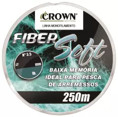 Linha Fiber Soft Green - 250Mts