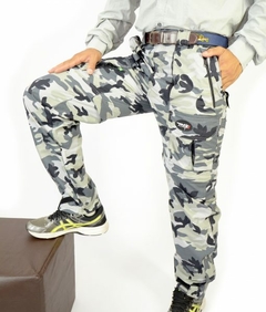 Calça Bermuda Amazon - Cinza Camuflado