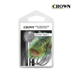Anzol Offset EWG Lastreado - Crown