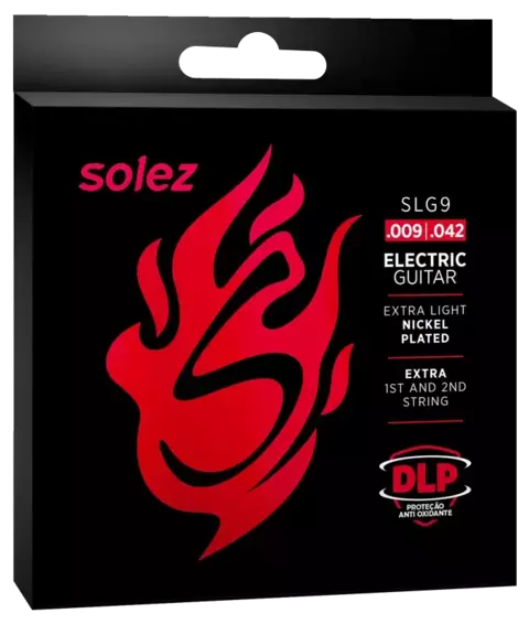 Encordoamento Guitarra 0.9 Solez SLG9 DLP Light Nickel Plated - comprar online