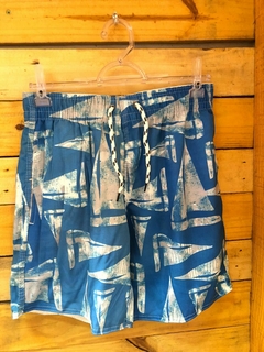 Short estampado- azul