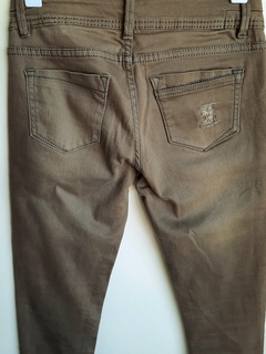 Jean chupin verde CUSTO BARCELONA - tienda online