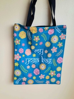Tote bag flores