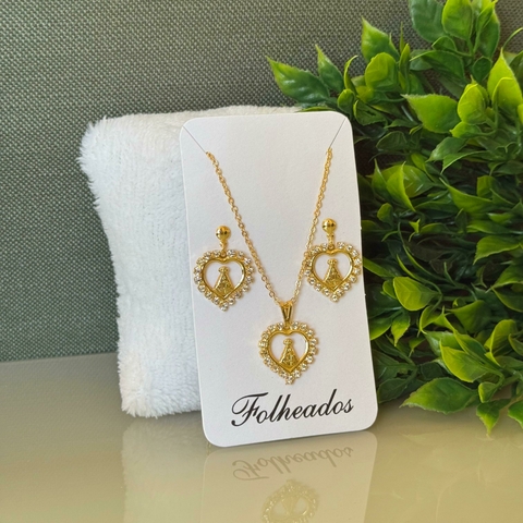 Conjunto Colar + Brincos