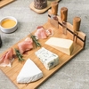 Conjunto para queijos de bambu