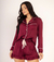 Pijama vinho longo - Seda - comprar online