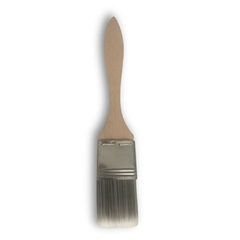 Pincel Premium 1 1/2" - Pelo sintético Bi color - Mango Natural - comprar online
