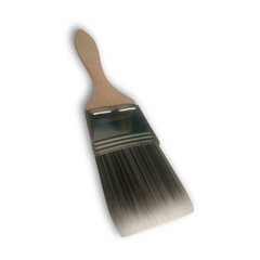 Pincel Premium 1 1/2" - Pelo sintético Bi color - Mango Natural