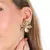 Brinco flor G - banho de ouro - comprar online