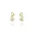 Brinco duo de gotas - ouro