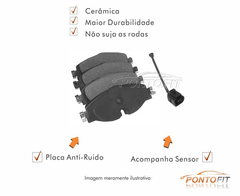 Pastilhas Dianteiras Fiat 500 Lounge Dualogic 1.4 16v 2009/ na internet