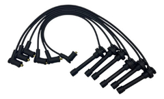 Kit Cabo De Vela Galant 2.5 6cil Preto 7mm