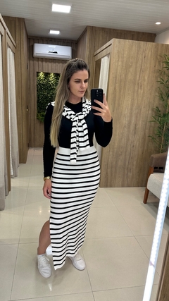 CONJUNTO LISTRADO - Moda Bella
