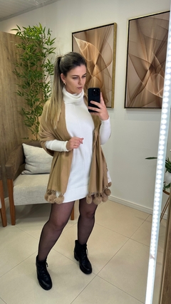 BLUSA MODAL ALONGADA na internet