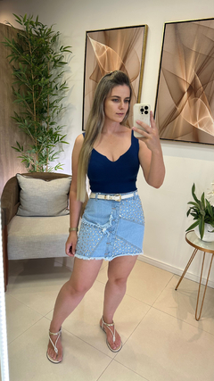 CROPPED DECOTE V - Moda Bella