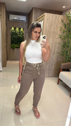 CALÇA BAGGY CAQUI - comprar online