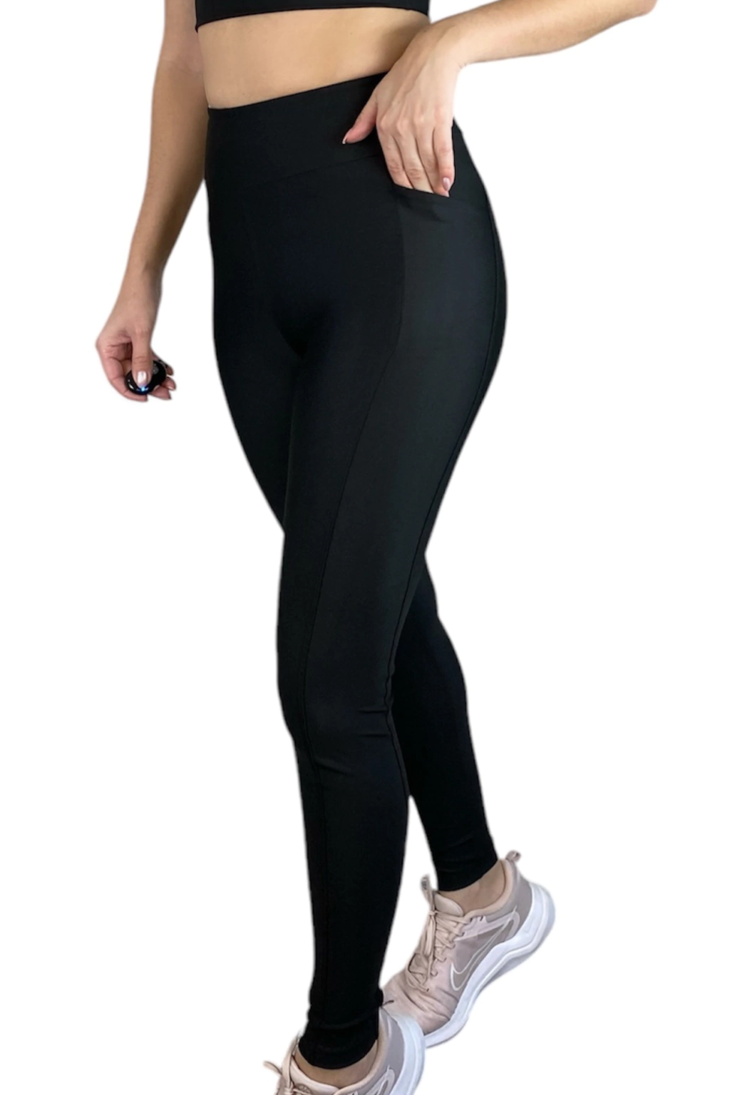 Legging bolso lateral - preto
